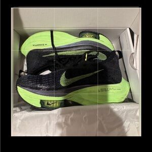 Nike Air Zoom Alphafly NEXT% Black Volt Women’s 6.5 Rare